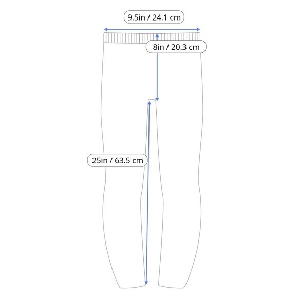 YPB High Waisted Leggings Womens XXS Gray Reflective Stripes Stretch Activewear - Picture 3 of 11